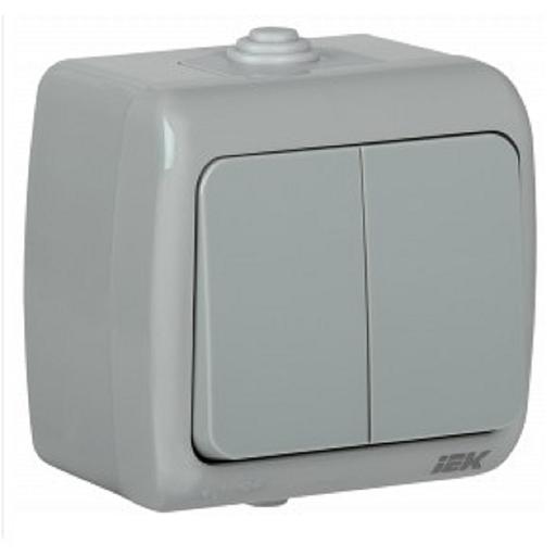 Iek EVA20-K03-10-54 ВС-20-2-0-A Выкл. 2 кл. откр. уст. 10А IP54 AQUATIC фото 1