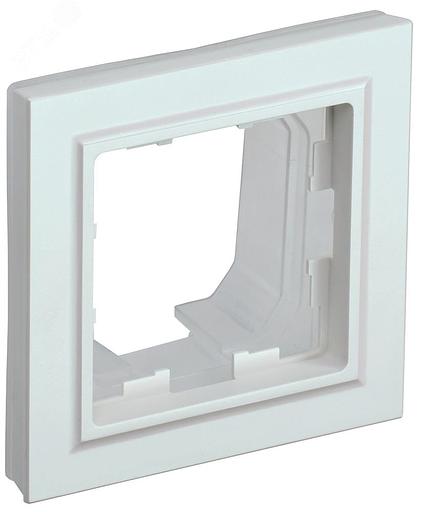 IEK BR-M12-44-K36 BRITE Рамка 1-мест. IP44 РУ-1-БрЖ-44 жемч. фото 1