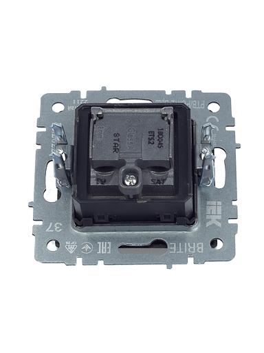 IEK BR-AF20-O-K37 BRITE Роз. двойная TV+SAT РТВ/РСп12-БрШ шамп. фото 5