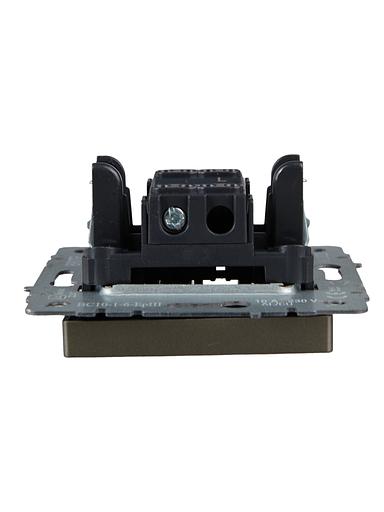 IEK BR-V12-0-10-K37 BRITE Выключ. 1-кл. прох. 10А ВС10-1-6-БрШ шамп. фото 4