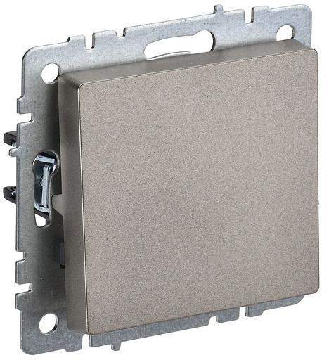 IEK BR-V14-0-10-K37 BRITE Выключ. 1-кл. самовозвратн. 10А ВС10-1-4-БрШ шамп. фото 1