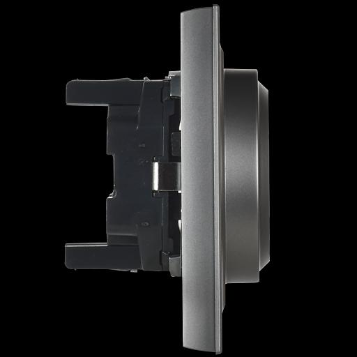 IEK BR-R21-16-K46-F BRITE Роз. 2-я с з/к без з/ш 16А в сб. РС12-3-БрС сталь фото 4