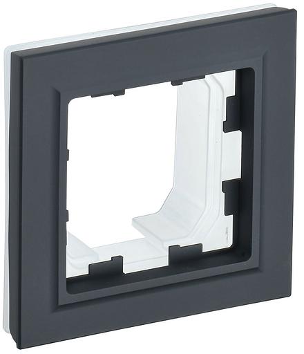 IEK BR-M12-44-K53 BRITE Рамка 1-мест. IP44 РУ-1-БрГ-44 граф. фото 1