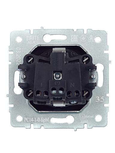 IEK BR-R14-16-K35 BRITE Роз. с з/к/ш 16А РС14-1-0-БрМ мар. фото 4