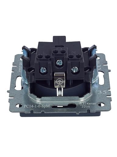 IEK BR-R14-16-K35 BRITE Роз. с з/к/ш 16А РС14-1-0-БрМ мар. фото 5