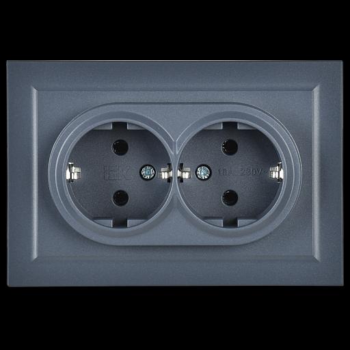 IEK BR-R21-16-K35-F BRITE Роз. 2-я с з/к без з/ш 16А в сб. РС12-3-БрМ мар. фото 2