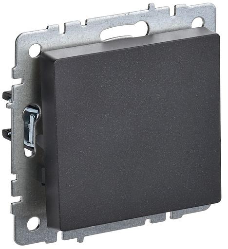 IEK BR-V14-0-10-K02 BRITE Выключ. 1-кл. самовозвратн. 10А ВС10-1-4-БрЧ черн. фото 1