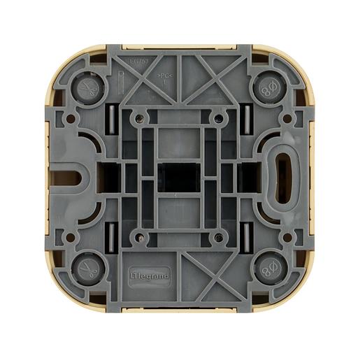 Legrand 782262 Выключатель 10A двухклавишный Quteo (Дерево) фото 4