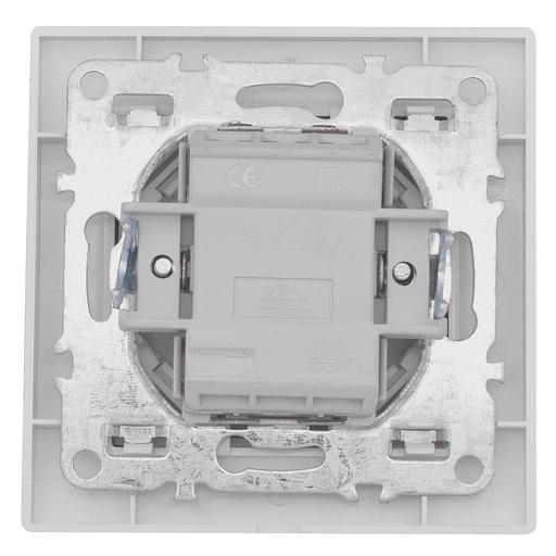 EKF ERV10-123-10 Минск Выключатель 2-клавишный СП с индикатором,10А, белый EKF Basic фото 2