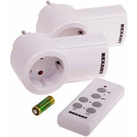 Rexant 10-6025 Радиоуправляемая розетка c пультом RX-002 (один пульт, две розетки) фото 1