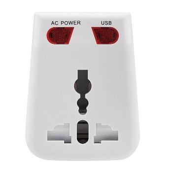 REXANT 11-1051 Адаптер сетевой "Путешественник" с USB фото 1