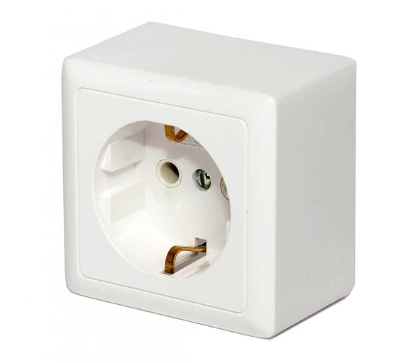 Systeme electric RA16-133-B ХИТ О/У РОЗЕТКА с заземлением без шторок 16А, 250В, БЕЛЫЙ. Россия фото 3