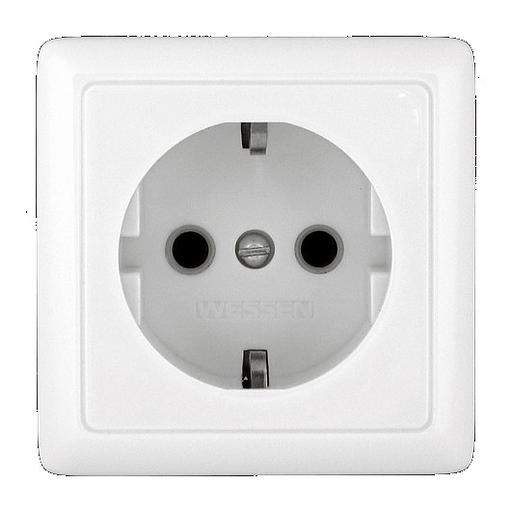 Systeme electric RA16-133-B ХИТ О/У РОЗЕТКА с заземлением без шторок 16А, 250В, БЕЛЫЙ. Россия фото 4