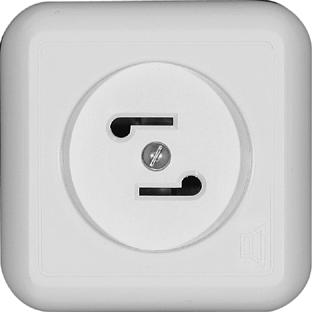 Systeme electric RPVA-B ПРИМА О/У РОЗЕТКА РАДИО 30В 50-10000Гц,БЕЛЫЙ,опт.уп.Россия фото 1