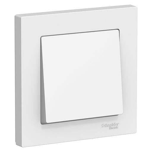 Systeme electric ATN000112 ATLASDESIGN 1-клавишный ВЫКЛЮЧАТЕЛЬ, сх.1, 10АХ, в сборе, БЕЛЫЙ фото 1