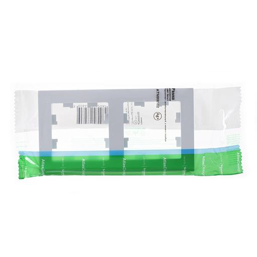 Systeme electric ATN000102 ATLASDESIGN 2-постовая РАМКА, универсальная, БЕЛЫЙ фото 2