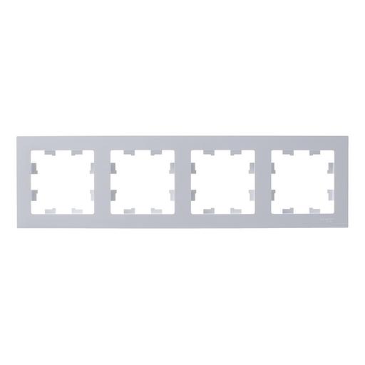 Systeme electric ATN000104 ATLASDESIGN 4-постовая РАМКА, универсальная, БЕЛЫЙ фото 4