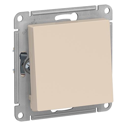 Systeme electric ATN000261 ATLASDESIGN 1-клавишный ПЕРЕКЛЮЧАТЕЛЬ, сх.6, 10АХ, механизм, БЕЖЕВЫЙ фото 1
