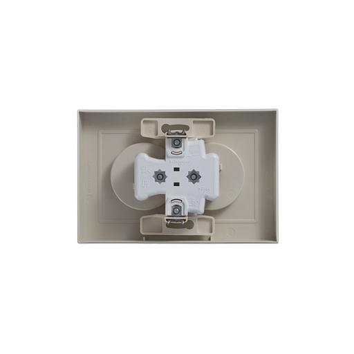 Systeme electric ATN000220 ATLASDESIGN РОЗЕТКА двойная без заземления,16А, в сборе, БЕЖЕВЫЙ фото 3
