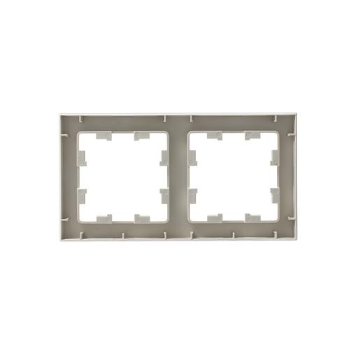 Systeme electric ATN000202 ATLASDESIGN 2-постовая РАМКА, универсальная, БЕЖЕВЫЙ фото 3