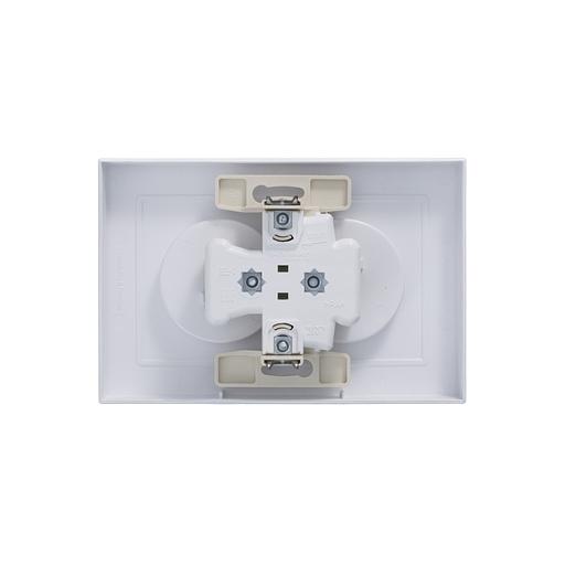 Systeme electric ATN000420 ATLASDESIGN РОЗЕТКА двойная без заземления,16А, в сборе, ЖЕМЧУГ фото 3