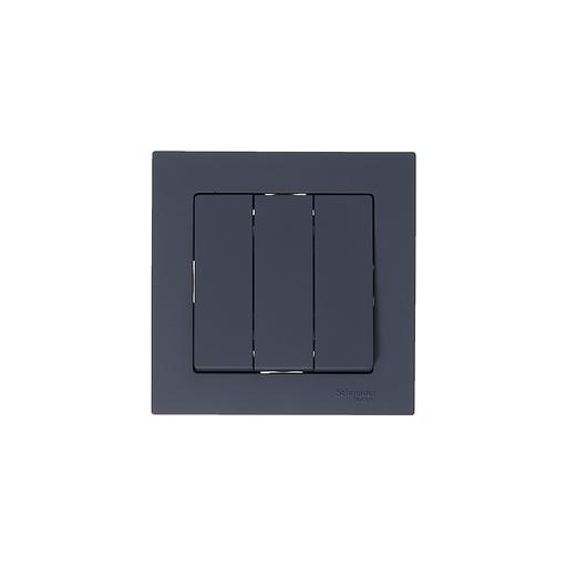 Systeme electric ATN000731 ATLASDESIGN 3-клавишный ВЫКЛЮЧАТЕЛЬ, сх.1+1+1, 10АХ, механизм, ГРИФЕЛЬ фото 5