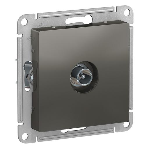 Systeme electric ATN000991 ATLASDESIGN TV РОЗЕТКА оконечная 1DB, механизм, СТАЛЬ фото 1
