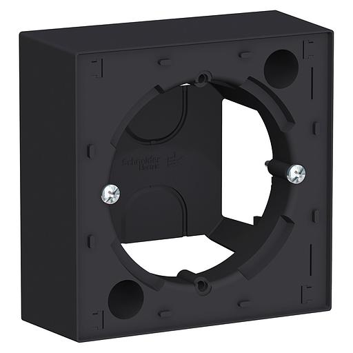 Systeme electric ATN001000 ATLASDESIGN КОРОБКА для наружного монтажа, КАРБОН фото 2