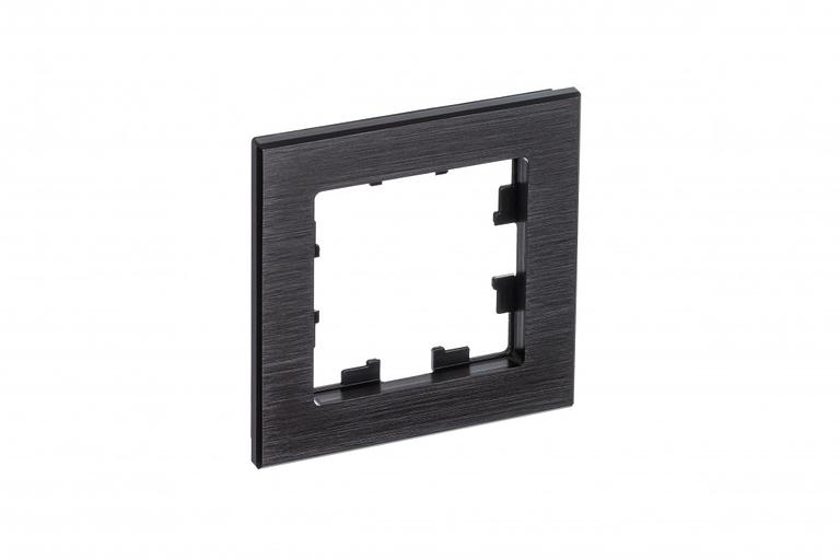 Systeme electric ATN312301 Рамка 1-постовая ATLASDESIGN NATURE, МЕТАЛЛ ОНИКС фото 2
