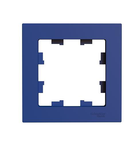 Systeme electric ATN001101 ATLASDESIGN рамка однопостовая, АКВАМАРИН фото 1