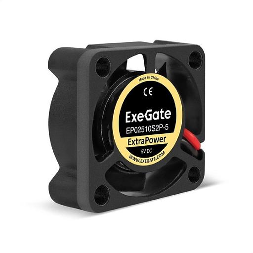 Exegate EX295188RUS Вентилятор 5В DC ExeGate ExtraPower EP02510S2P-5 (25x25x10 мм, Sleeve bearing (подшипник скольжения), 2pin, 12000RPM, 26dBA) фото 1