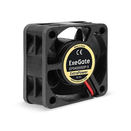 Exegate EX295197RUS Вентилятор 5В DC ExeGate ExtraPower EP04020S2P-5 (40x40x20 мм, Sleeve bearing (подшипник скольжения), 2pin, 7000RPM, 30.5dBA) фото 1