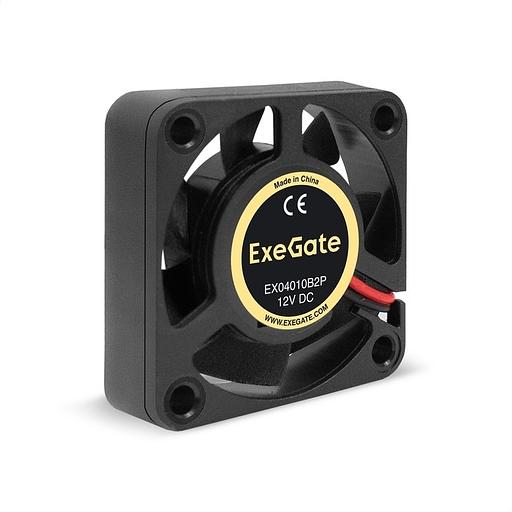 Exegate EX295218RUS Вентилятор 12В DC ExeGate EX04010B2P (40x40x10 мм, 2-Ball (двойной шарикоподшипник), 2pin, 5500RPM, 26dBA) фото 1
