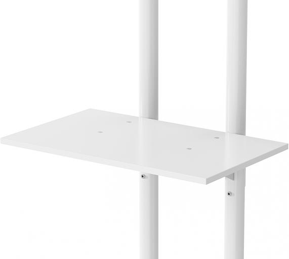 Стойка для телевизора Cactus CS-ST04, 37-70", напольный, мобильный, белый [cs-st04wt] фото 6