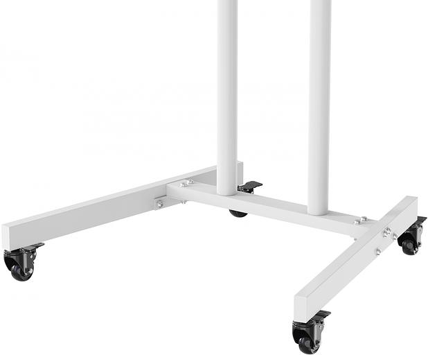 Стойка для телевизора Cactus CS-ST04, 37-70", напольный, мобильный, белый [cs-st04wt] фото 7