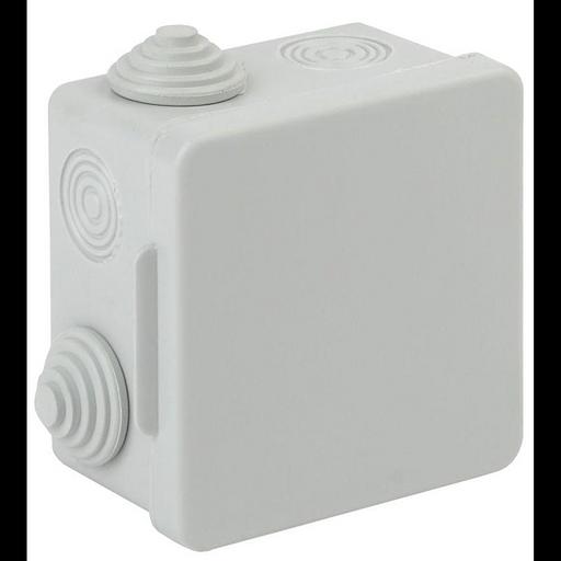 ЭРА Б0037443 Коробка распаячн. открытой установки КОР 80х80х50мм с гермовводами 7 вх. IP54 фото 1