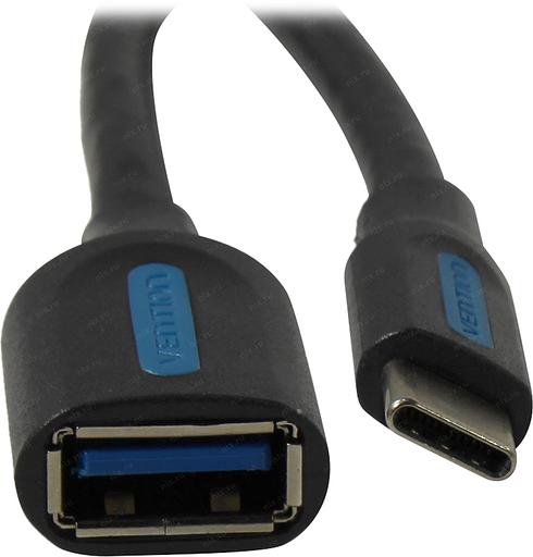 Адаптер-переходник Vention USB CM/ OTG USB 3.0 AF, гибкий - 0,15м. Vention CCVBB фото 2