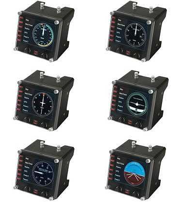 945-000008 Logitech G Saitek Pro Flight Instrument Panel - EMEA фото 1