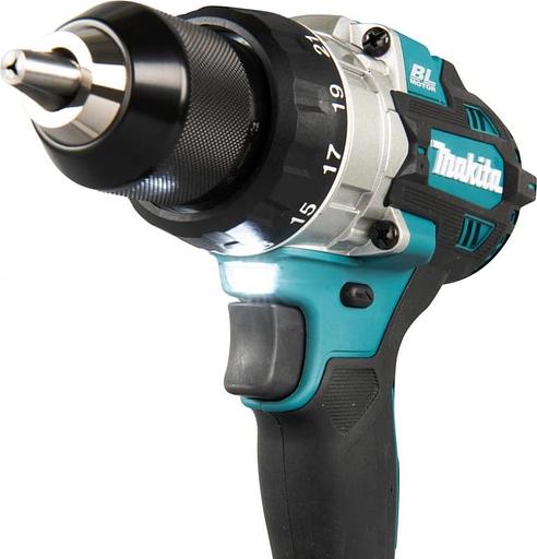 Makita DDF486Z Дрель ак б\щет,18В,Li-ion,БЗП-13мм,0-550\2100об\м,130\65Нм,2.6кг,кор,бок рук,б\акк и з\у,XPT фото 3