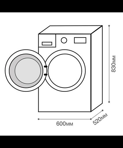 Отдельностоящая стиральная машина Kuppersberg Kuppersberg WM 520 W фото 8