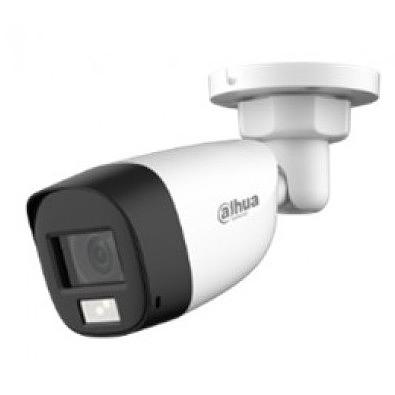 DAHUA DH-HAC-HFW1200CLP-IL-A-0360B-S6 Уличная цилиндрическая HDCVI-видеокамера с интеллектуальной двойной подсветкой 2Мп, CMOS, объектив 3.6мм, ИК-подсветка до 20м, LED-подсветка 20м фото 1