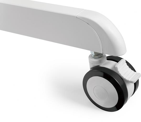 Стойка для телевизора Cactus CS-ST1146WT, 37-70", напольный, мобильный, белый фото 6