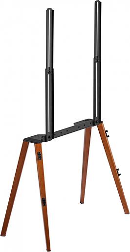 Подставка для телевизора Cactus CS-ST3644BKWN, 43-65", напольный, черный / орех фото 3