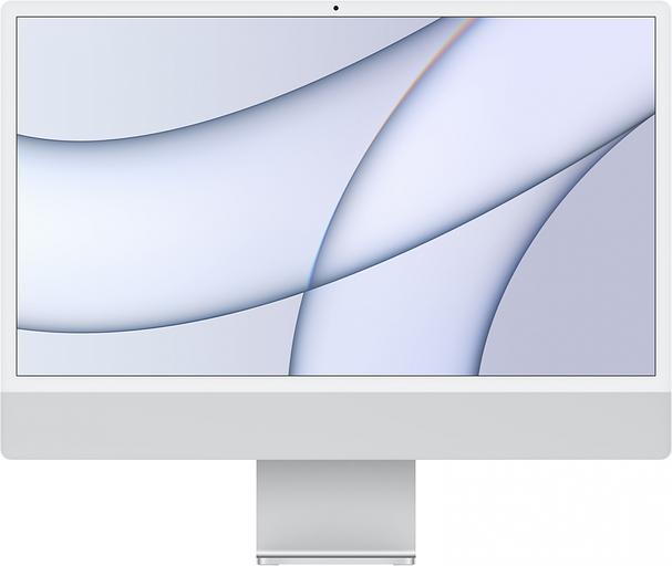 Apple iMac [Z13K000DJ] Silver 24" Retina 4.5K {Apple M1 chip with 8-core CPU and 7-core GPU/8GB/256GB SSD} (2021) фото 1