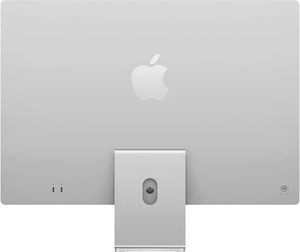 Apple iMac [Z13K000DJ] Silver 24" Retina 4.5K {Apple M1 chip with 8-core CPU and 7-core GPU/8GB/256GB SSD} (2021) фото 3