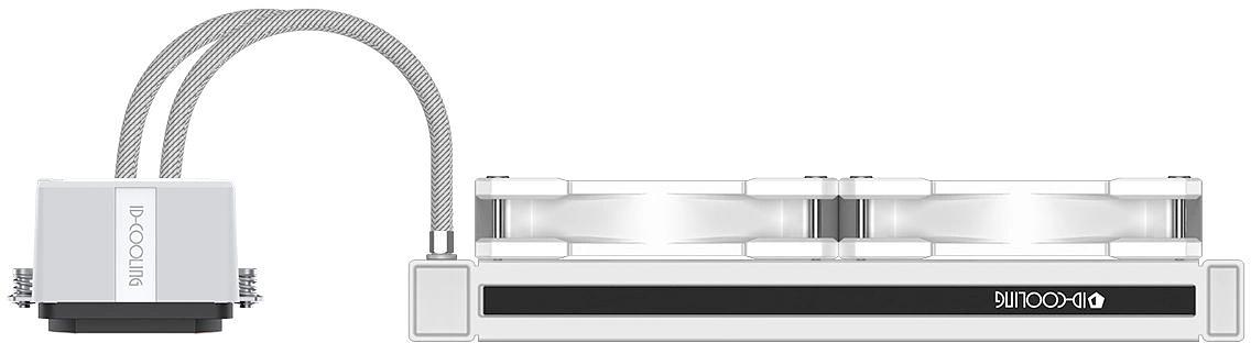 Система водяного охлаждения ID-Cooling Dashflow 240 Basic White 1150/1155/S1156/1151/1200/1700, AM4/AM5 фото 2