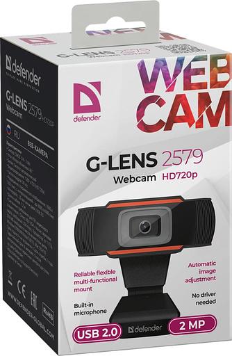 Web-камера Defender G-lens 2579 {HD720p, 2МП, микрофон} [63179] фото 4