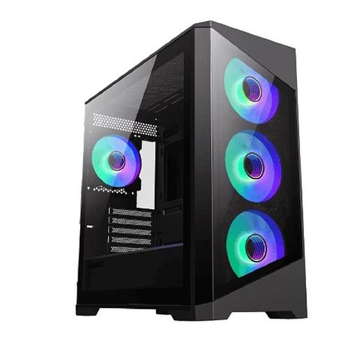 GameMax Корпус Destroyer TGB без БП(ATX, Черн.,USB3.0, Зак.стек., 4*120мм. ARGB, пыл.фильтр) фото 1