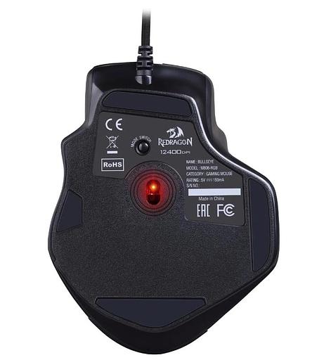 Проводная игровая мышь Bullseye RGB, 12400 DPI, 8 кнопок Redragon (71164) фото 4