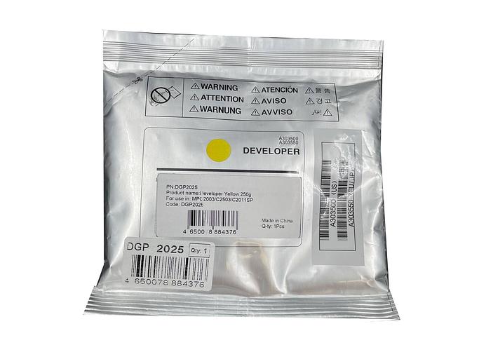 DGP2025 CET Девелопер для RICOH MPC2003/C2503/C2011SP Yellow, 235г. фото 1